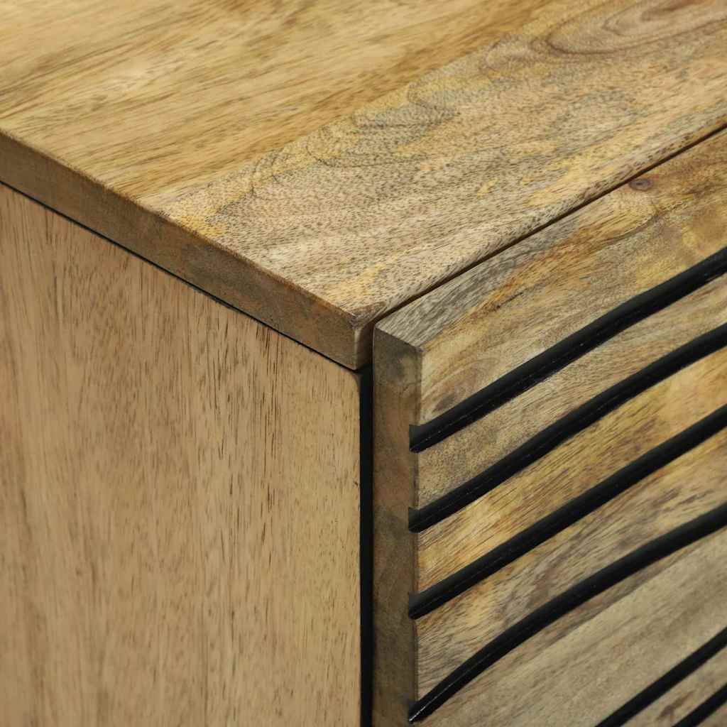 vidaXL Dressoir met lade Bruin 40 x 33 x 75 cm massief mangohout