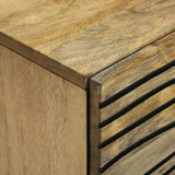 vidaXL Dressoir met lade Bruin 40 x 33 x 75 cm massief mangohout