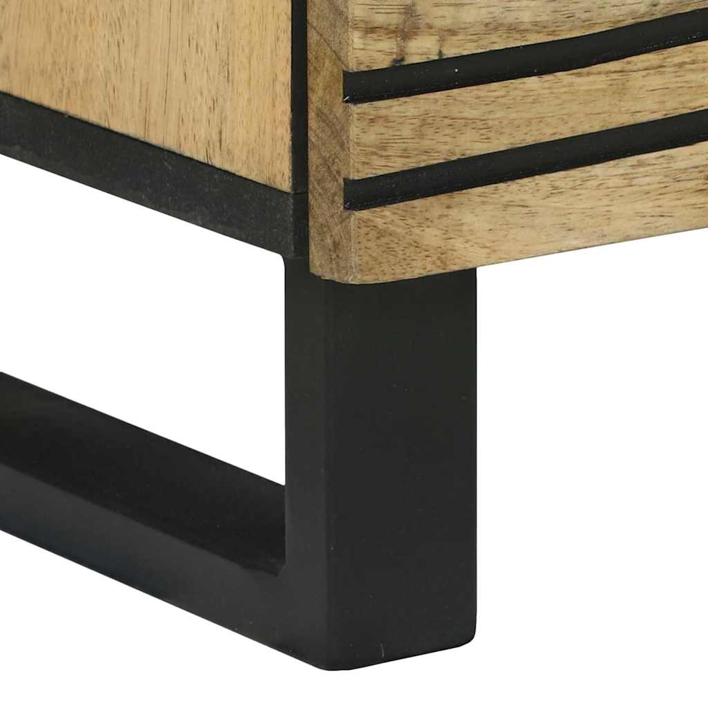 vidaXL Dressoir met lade Bruin 40 x 33 x 75 cm massief mangohout