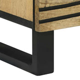 vidaXL Dressoir met lade Bruin 40 x 33 x 75 cm massief mangohout
