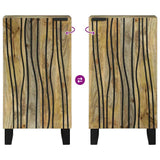 vidaXL Sideboard Brown 40 x 33 x 75 cm Solid Mango Wood