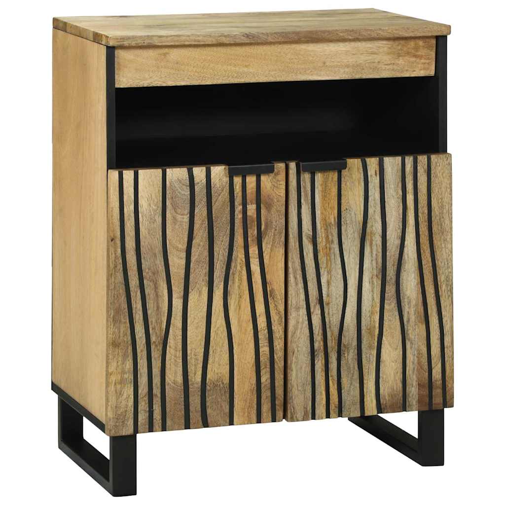 vidaXL Dressoir met lade Bruin 60 x 33 x 75 cm massief mangohout