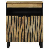 vidaXL Dressoir met lade Bruin 60 x 33 x 75 cm massief mangohout