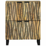 vidaXL Dressoir Bruin 60 x 33 x 75 cm massief mangohout