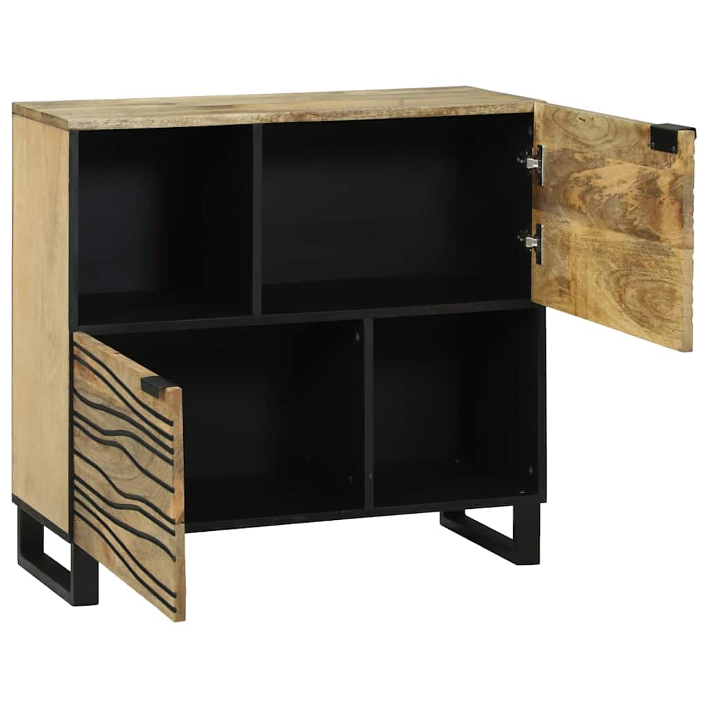 vidaXL Dressoir Bruin 80 x 33 x 75 cm massief mangohout