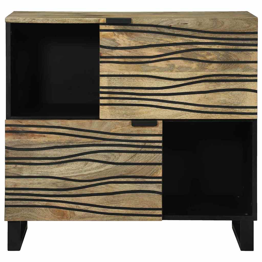 vidaXL Dressoir Bruin 80 x 33 x 75 cm massief mangohout