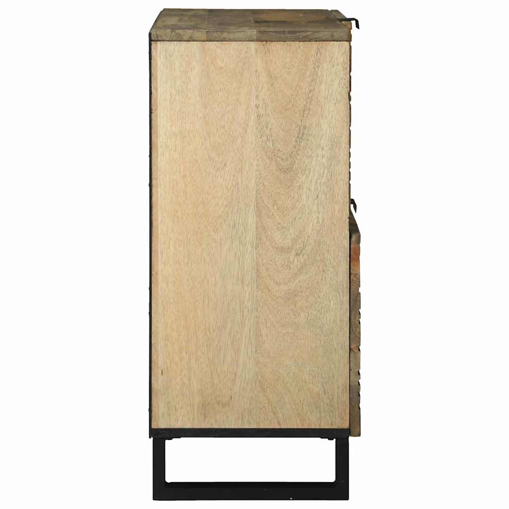 vidaXL Dressoir Bruin 80 x 33 x 75 cm massief mangohout