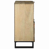 vidaXL Dressoir Bruin 80 x 33 x 75 cm massief mangohout