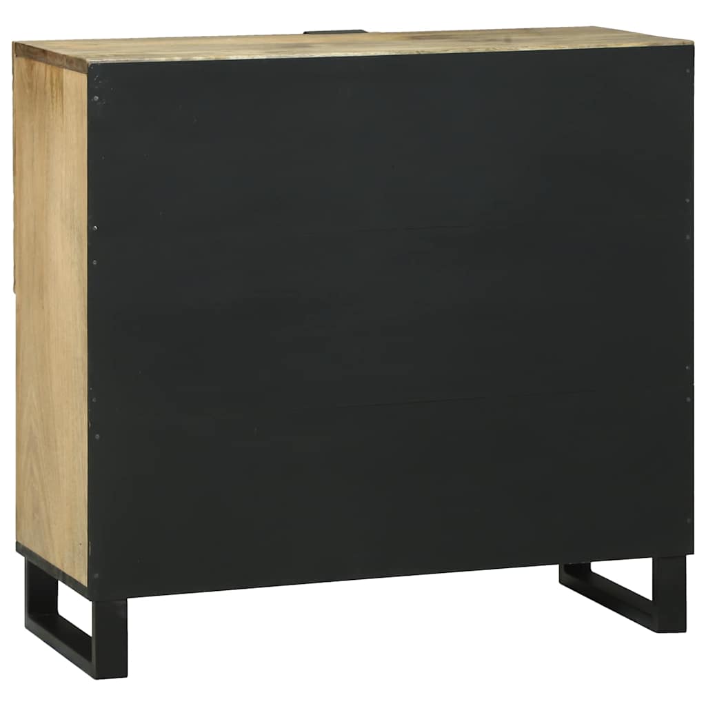 vidaXL Dressoir Bruin 80 x 33 x 75 cm massief mangohout