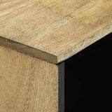 vidaXL Dressoir Bruin 80 x 33 x 75 cm massief mangohout