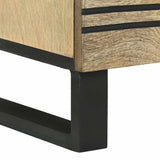 vidaXL Dressoir Bruin 80 x 33 x 75 cm massief mangohout
