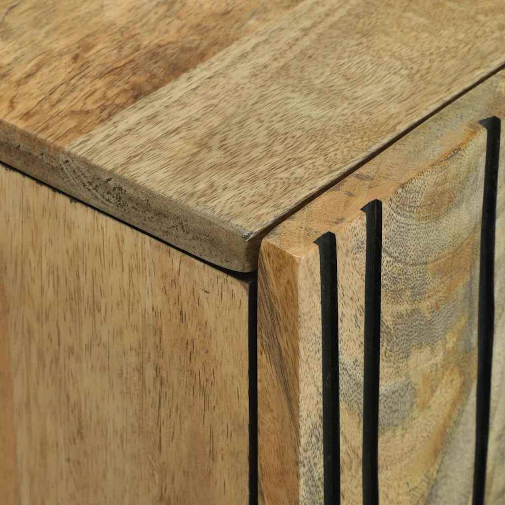 vidaXL Sideboard Bruin 90 x 33 x 75 cm massief mangohout