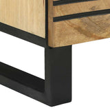 vidaXL Highboard Brown 40 x 33 x 110 cm solid mango wood