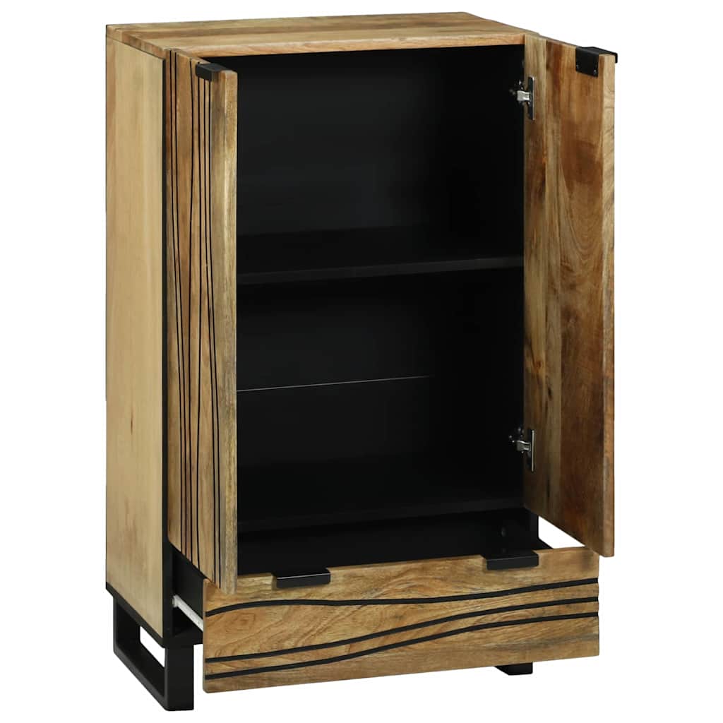 vidaXL Highboard Bruin 60 x 33 x 100 cm massief mangohout