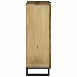 vidaXL Highboard Bruin 60 x 33 x 100 cm massief mangohout