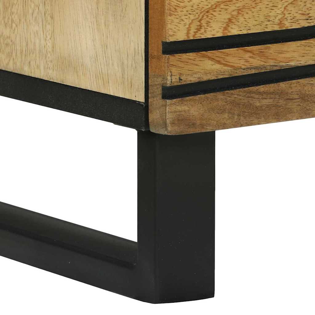 vidaXL Highboard Bruin 60 x 33 x 100 cm massief mangohout