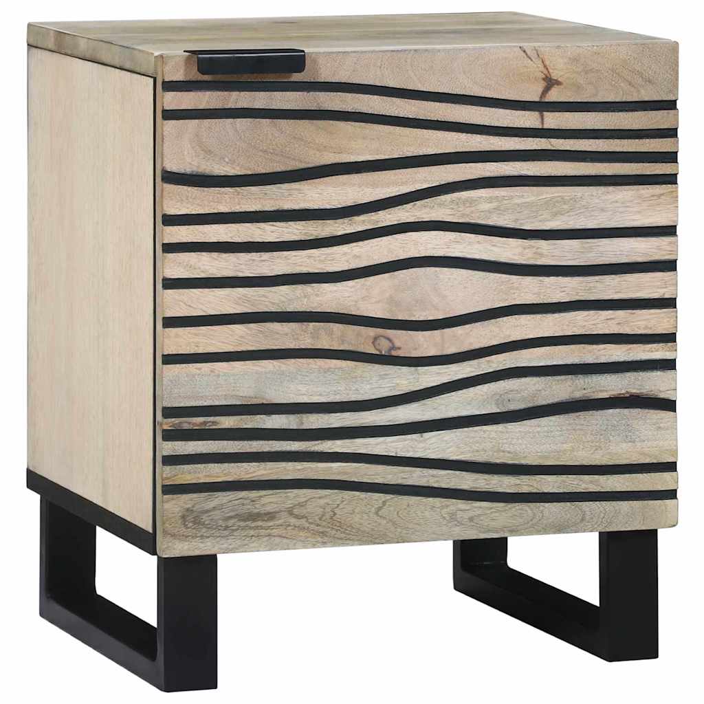 vidaXL Nachtkastje Bruin 40 x 33 x 46 cm Massief acaciahout