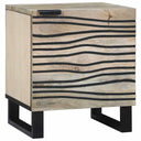 vidaXL Nachtkastje Bruin 40 x 33 x 46 cm Massief acaciahout