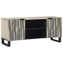 vidaXL TV Eenheden Bruin 105 x 33 x 46 cm Bewerkt hout