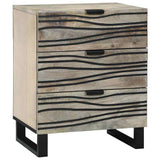 vidaXL Nachtkastje met lade Bruin 50 x 33 x 62 cm Massief acaciahout