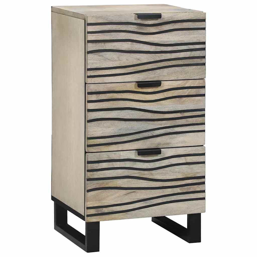 vidaXL Dressoir met lade Bruin 40 x 33 x 75 cm massief mangohout