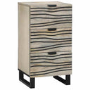 vidaXL Dressoir met lade Bruin 40 x 33 x 75 cm massief mangohout