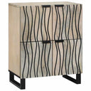 vidaXL Dressoir Bruin 60 x 33 x 75 cm massief mangohout