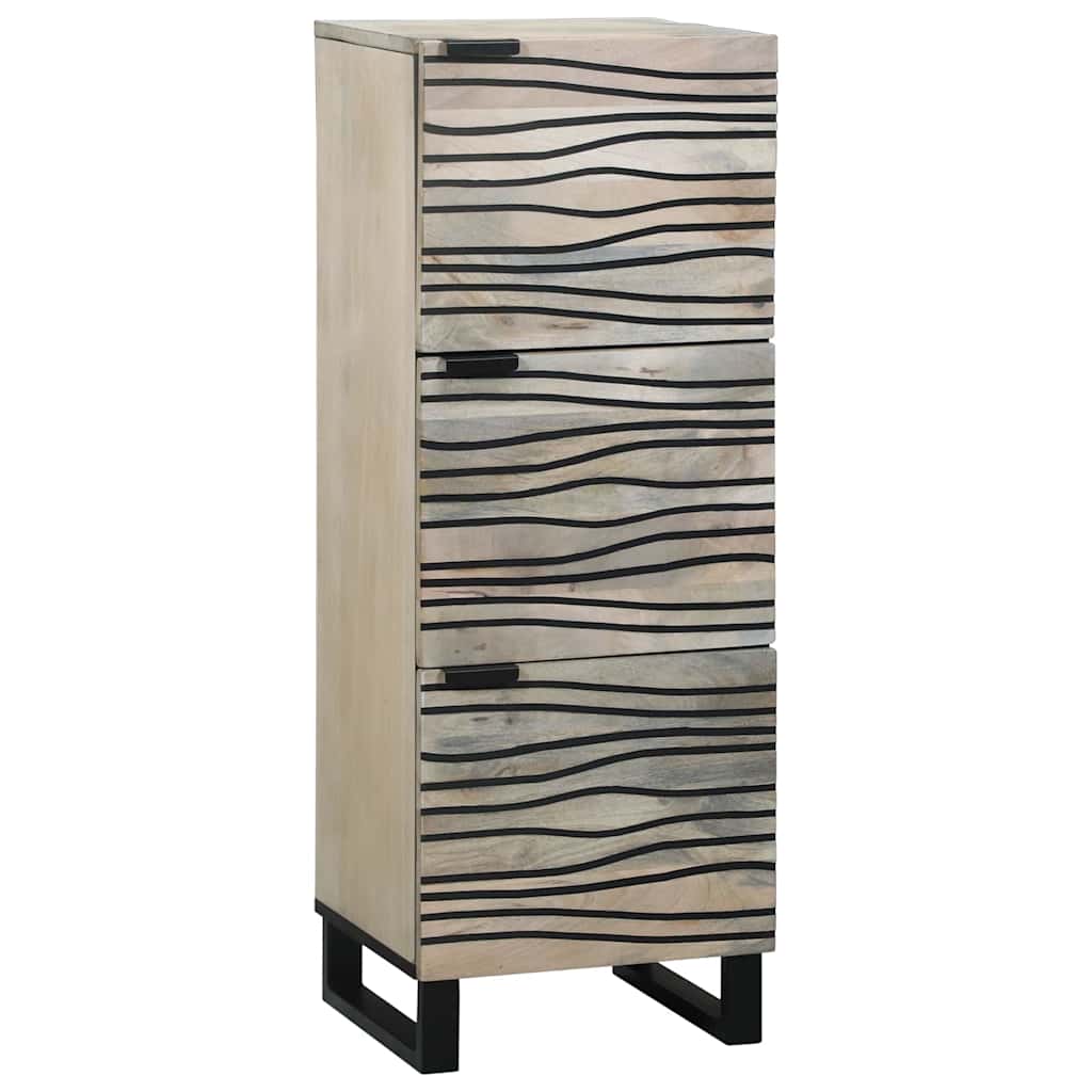 vidaXL Highboard Brown 40 x 33 x 110 cm solid mango wood