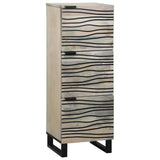 vidaXL Highboard Brown 40 x 33 x 110 cm solid mango wood