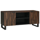 vidaXL TV Eenheden Bruin 105 x 33 x 46 cm Bewerkt hout