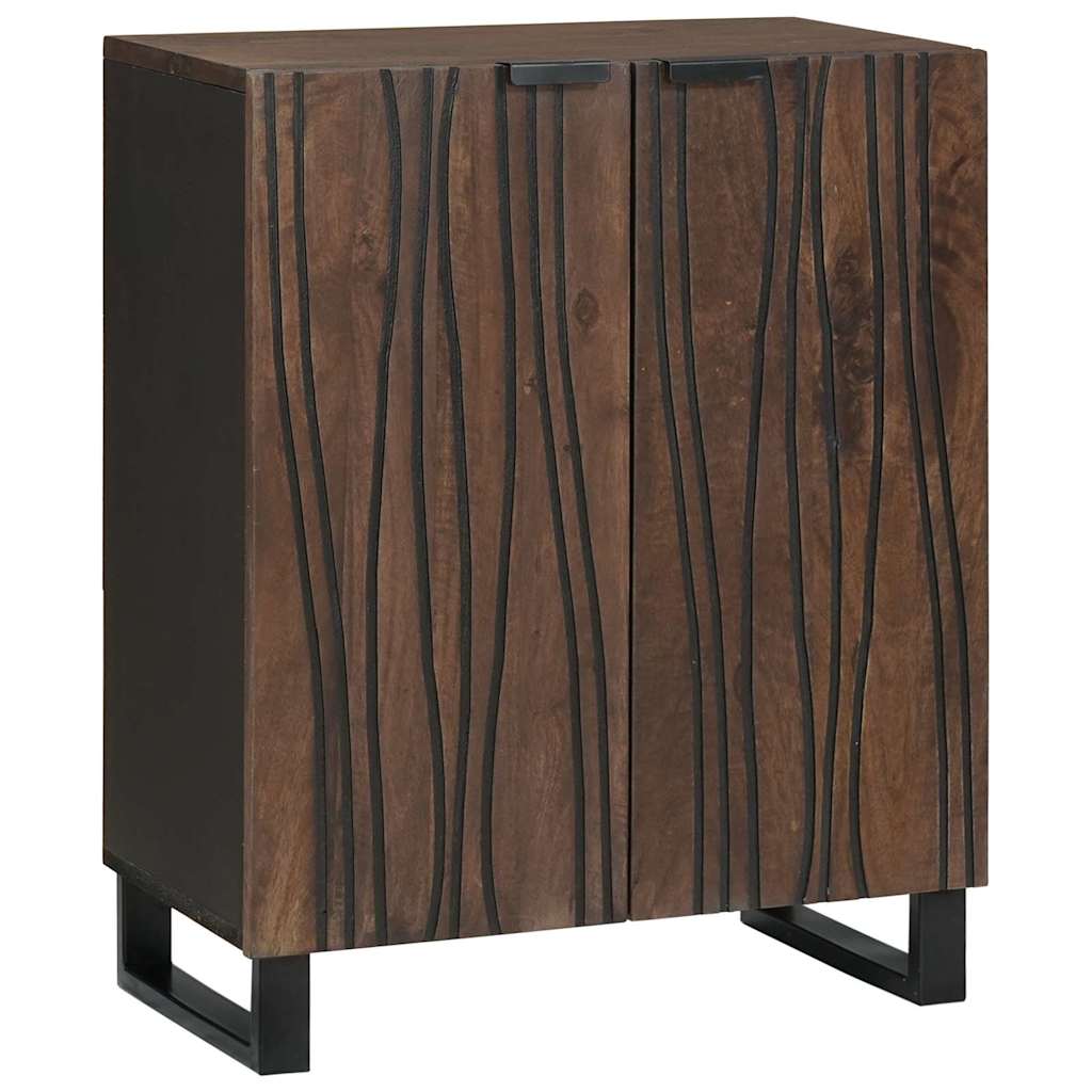 vidaXL Dressoir Naturel 60 x 33,5 x 75 cm Massief Mango Hout