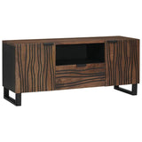 vidaXL TV Eenheden met lade Bruin 105 x 33 x 46 cm Bewerkt hout