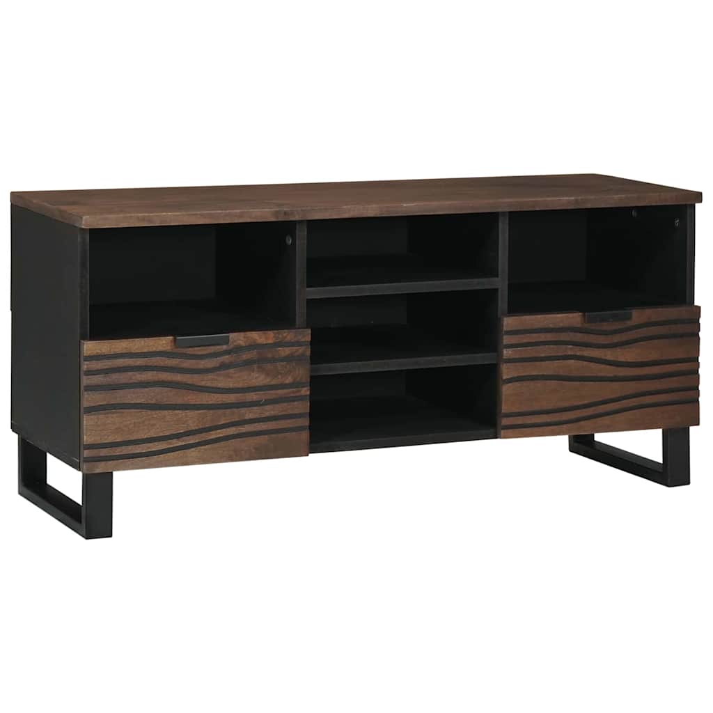 vidaXL TV Eenheden met lade Bruin 100 x 33 x 46 cm Bewerkt hout