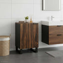 vidaXL Bathroom Sink Cabinet Brown 38 x 33.5 x 58 cm