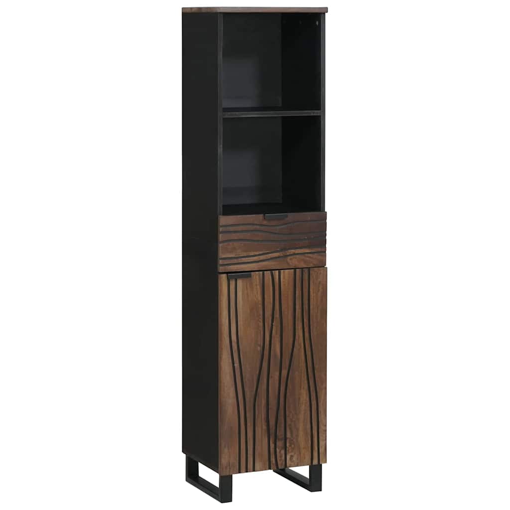 vidaXL Bathroom Sink Cabinet Brown 38 x 33 x 160 cm