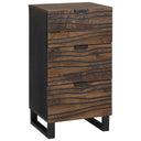 vidaXL Dressoir met lade Bruin 40 x 33 x 75 cm massief mangohout