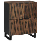 vidaXL Dressoir Bruin 60 x 33 x 75 cm massief mangohout