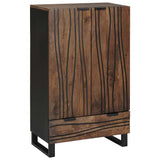 vidaXL Highboard Bruin 60 x 33 x 100 cm massief mangohout