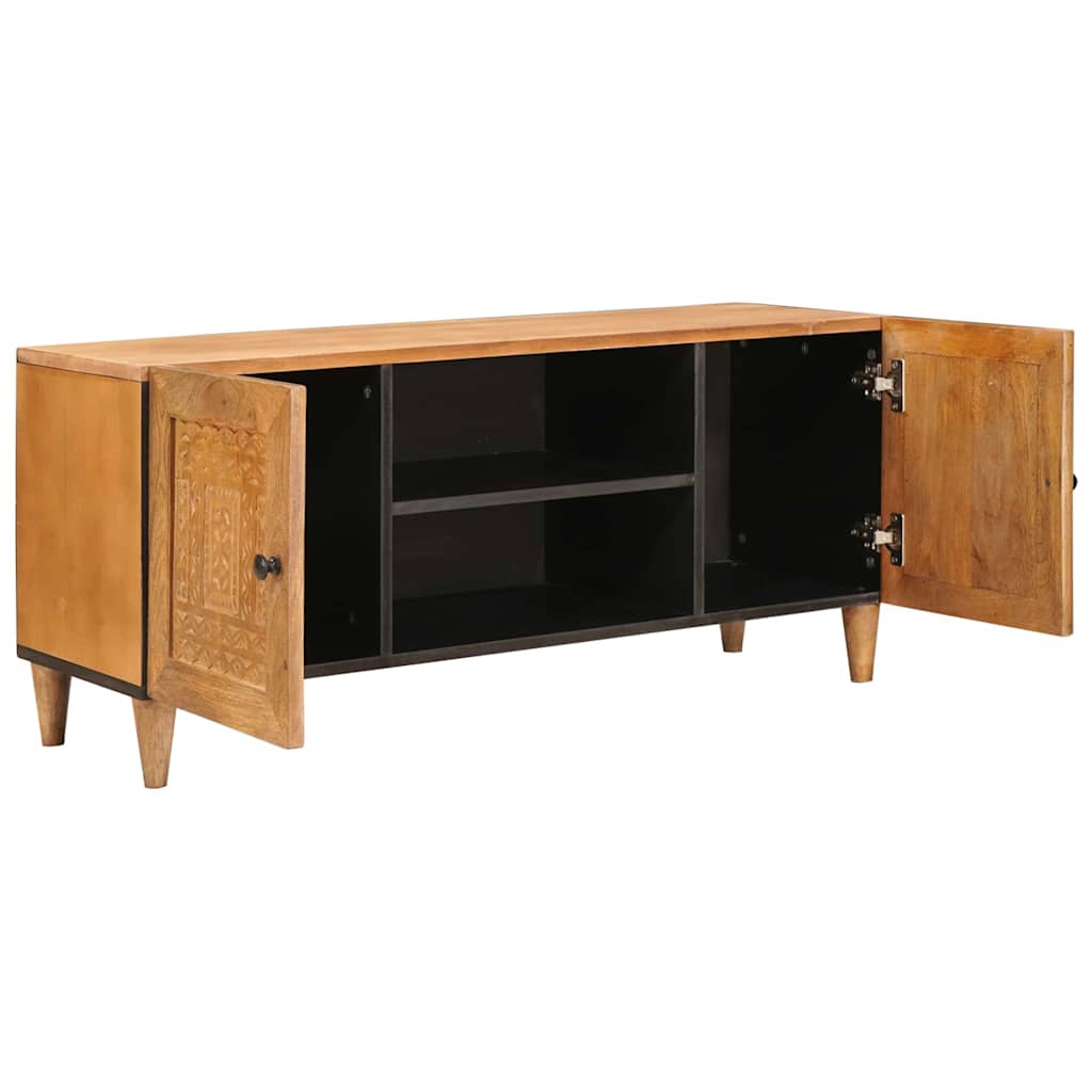 vidaXL TV Eenheden Lichtbruin 105 x 33 x 46 cm Massief Mango Hout