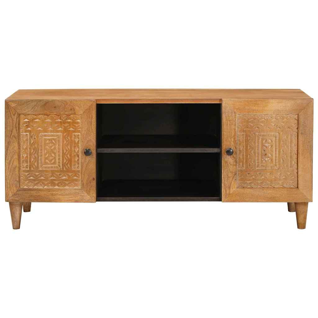 vidaXL TV Eenheden Lichtbruin 105 x 33 x 46 cm Massief Mango Hout