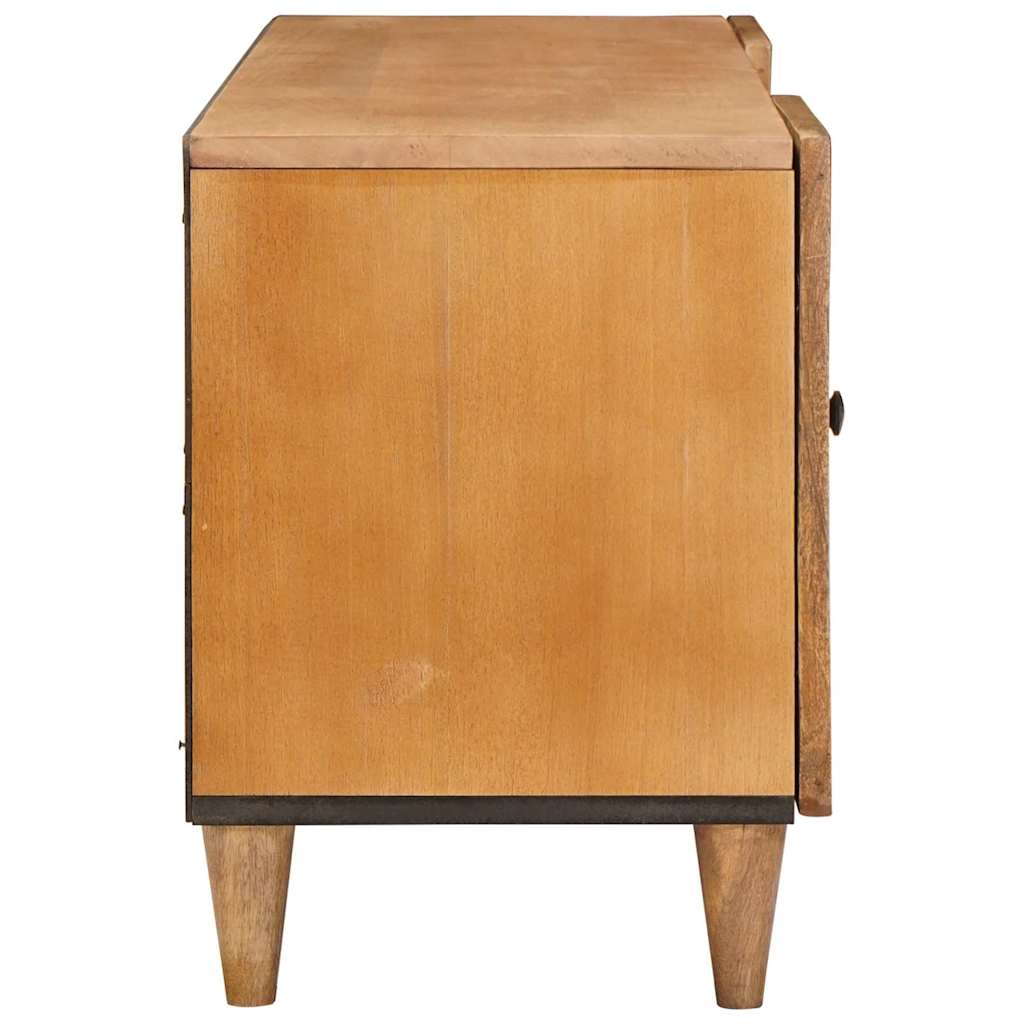 vidaXL TV Eenheden Lichtbruin 105 x 33 x 46 cm Massief Mango Hout
