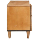 vidaXL TV Eenheden Lichtbruin 105 x 33 x 46 cm Massief Mango Hout