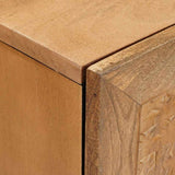 vidaXL TV Eenheden Lichtbruin 105 x 33 x 46 cm Massief Mango Hout