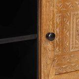 vidaXL TV Eenheden Lichtbruin 105 x 33 x 46 cm Massief Mango Hout