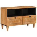 vidaXL TV Cabinets with Drawer Light Brown 70 x 33 x 46 cm Engineered Wood