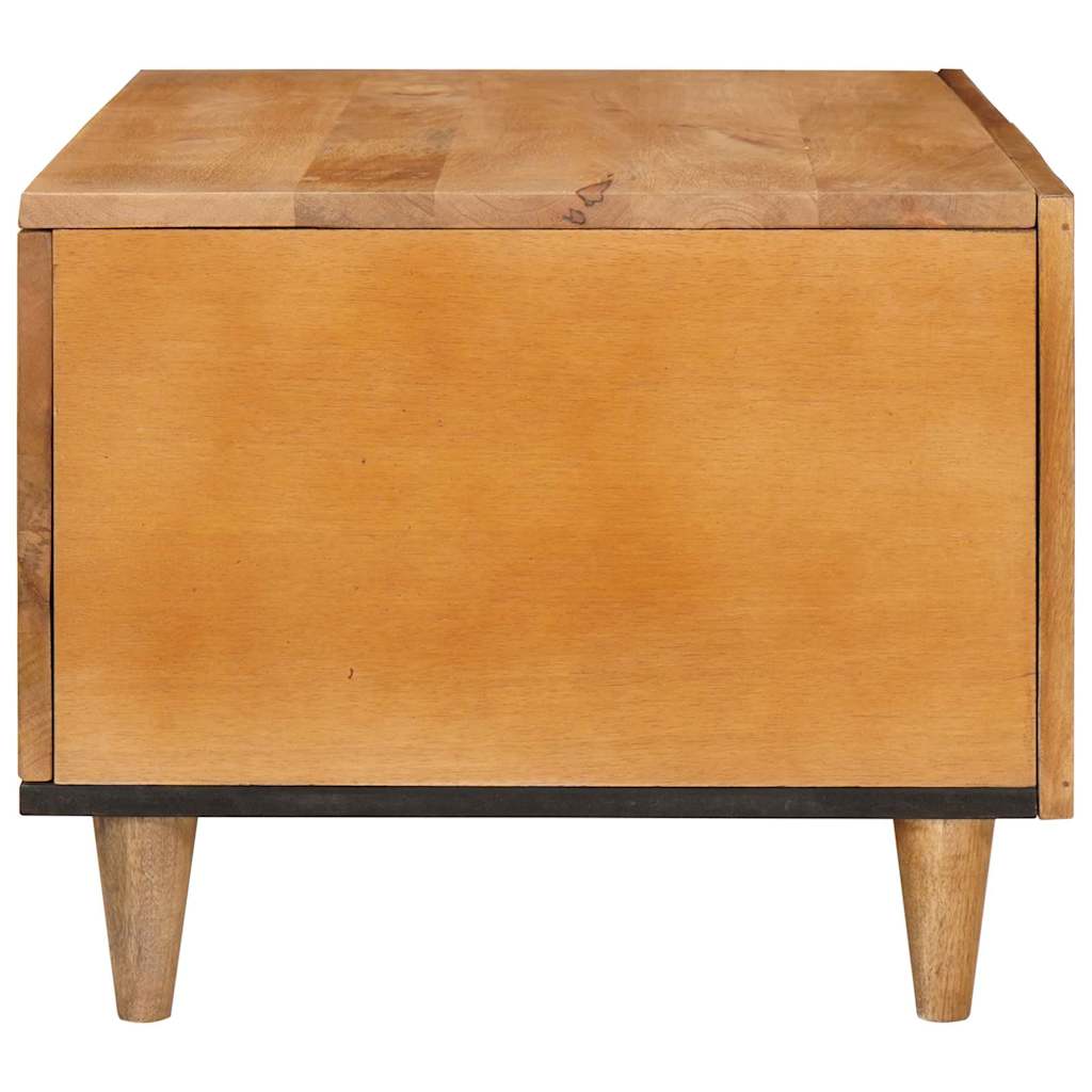 vidaXL Coffee Table Light Brown 80 x 50 x 40 cm Solid Acacia Wood