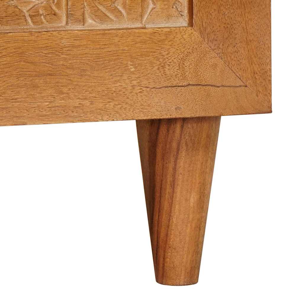 vidaXL Coffee Table Light Brown 80 x 50 x 40 cm Solid Acacia Wood