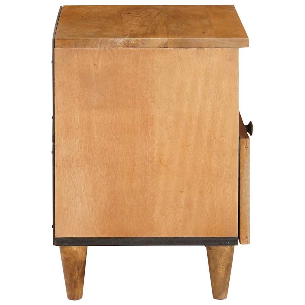 vidaXL Nachtkastje Lichtbruin 40 x 33 x 46 cm Massief acaciahout