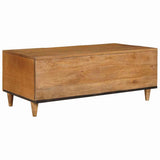 vidaXL Salontafel Lichtbruin 100 x 54 x 40 cm Massief acaciahout