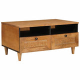 vidaXL Salontafel Lichtbruin 80 x 54 x 40 cm Massief acaciahout